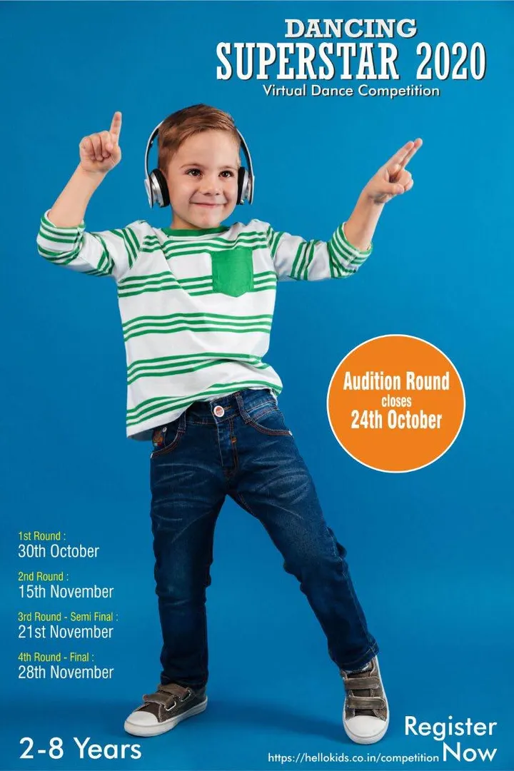 Greetings from Hello Kids !!!
"LET YOUR MOVES FLY...