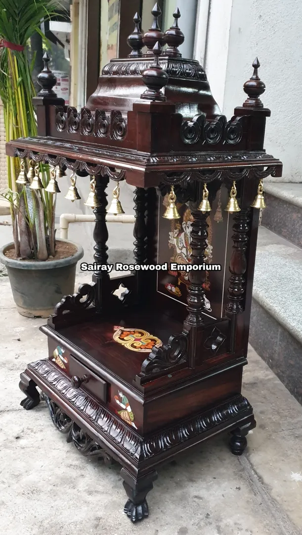 Rosewood Pooja Mantapa
Depth 14" Width 21" Height...