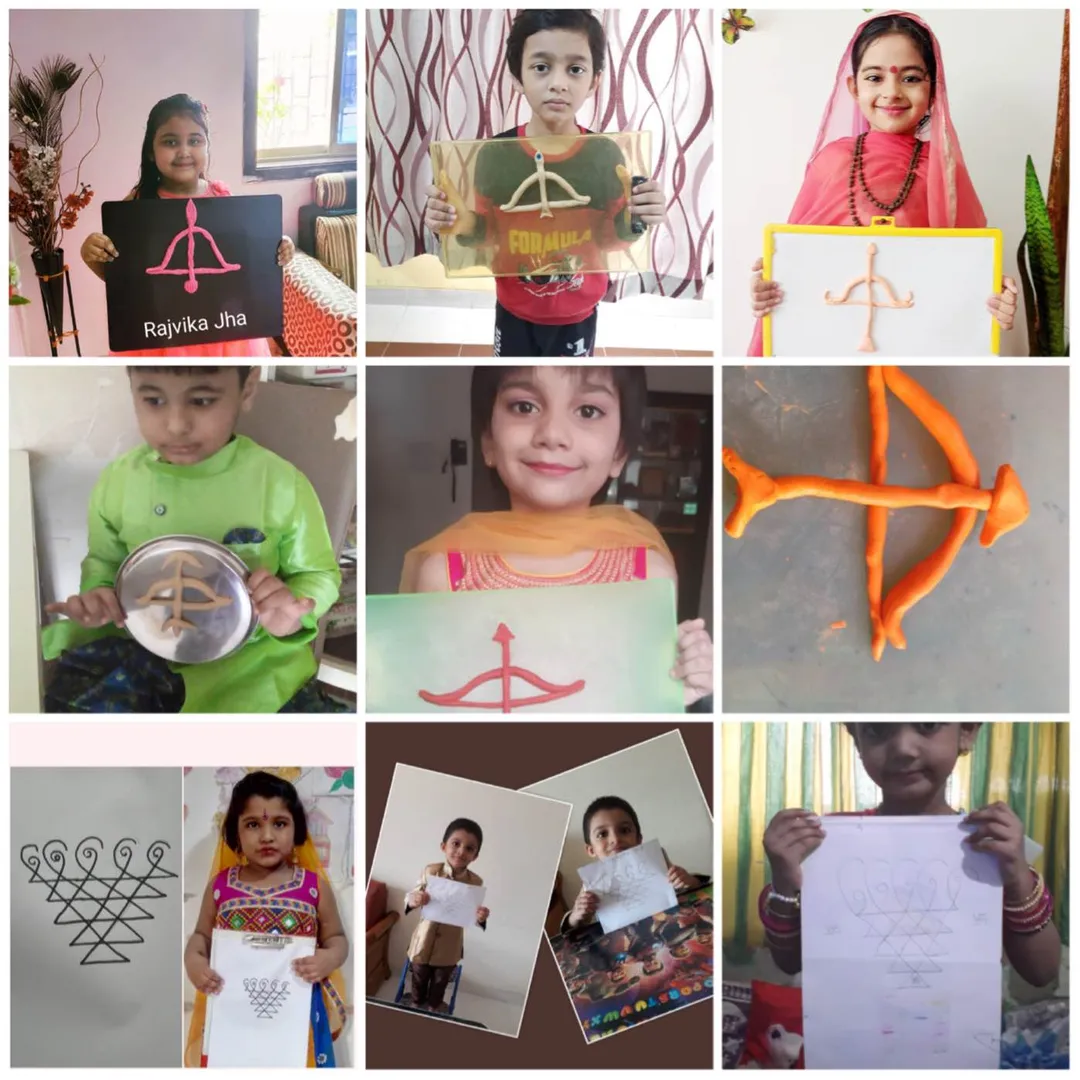 DASSEHRA GREETINGS FROM HELLO KIDS!!
Clay activit...