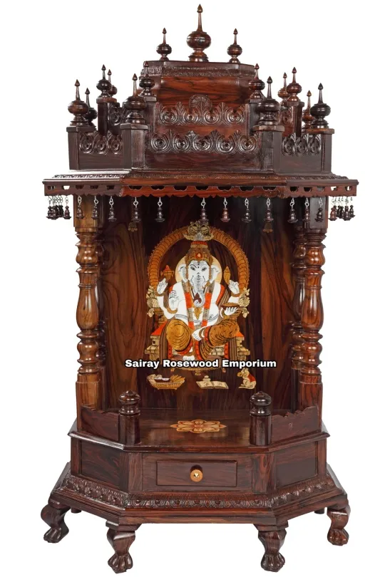 Rosewood Mantapa
Pooja mantapa depth 28" width ...