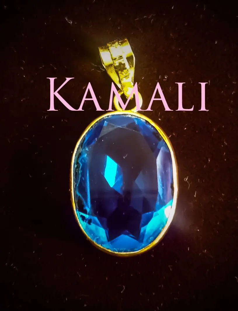 Aqua Blue Pendants
1gm Gold plated Artificial Gold...