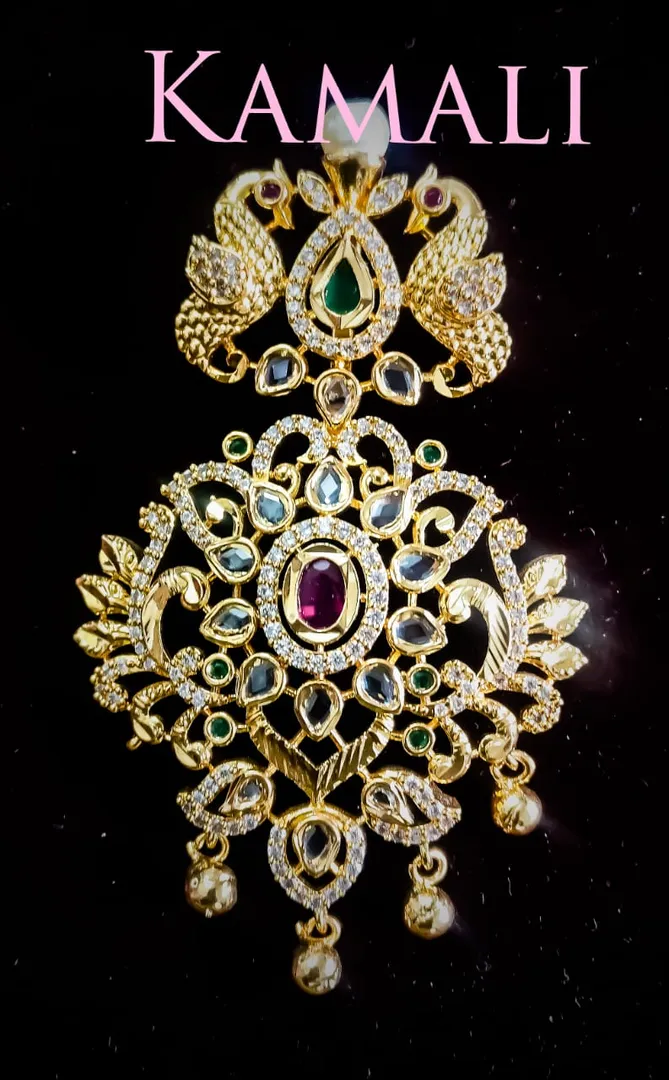 1gm Gold plated Artificial Gold Impone Semi Precio...