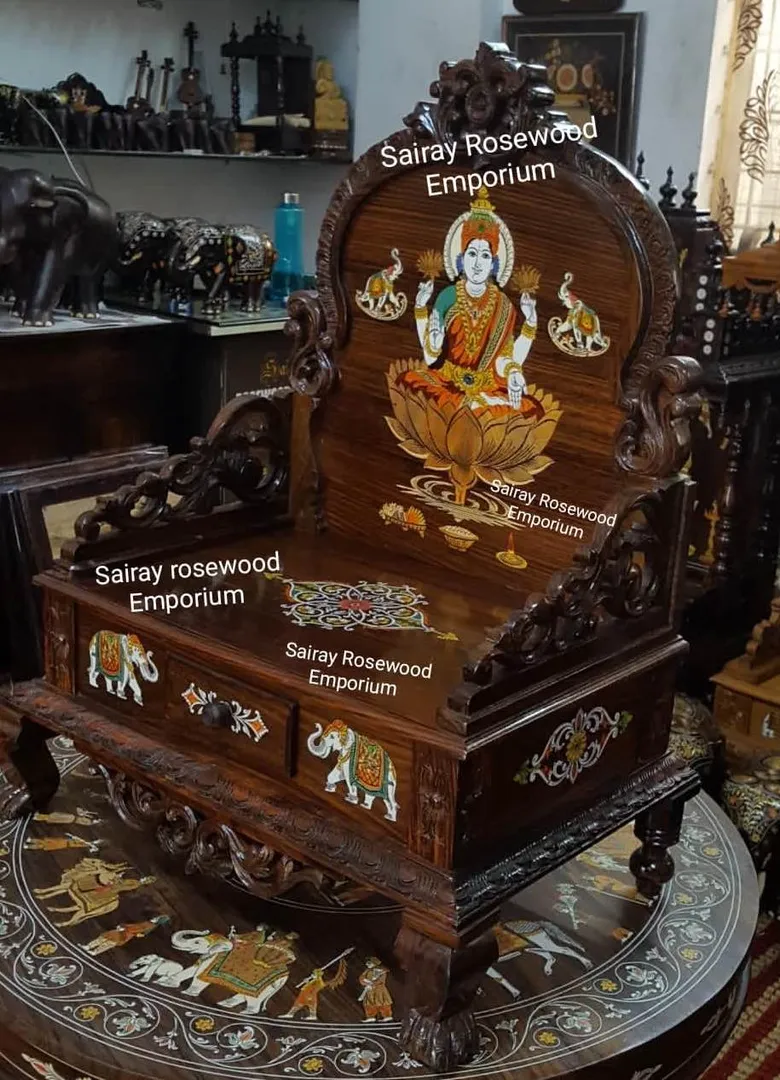 Rosewood Pooja Mandasana:
Pooja Mandasana in Gaj...