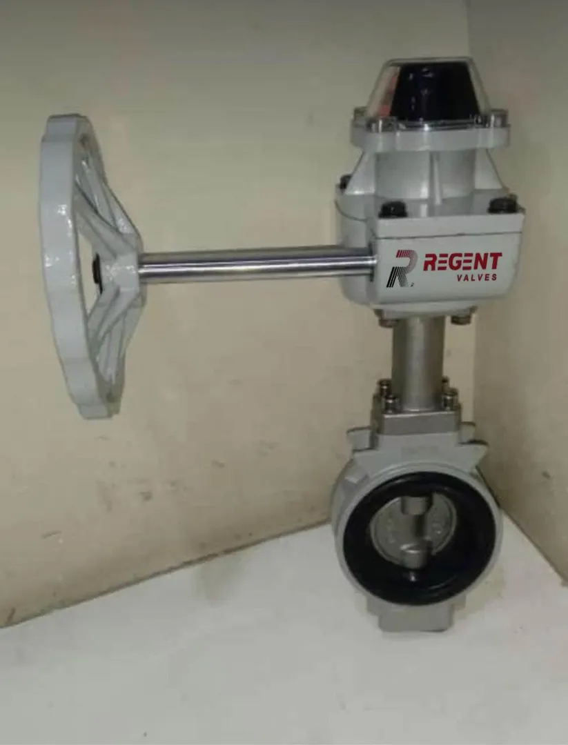 Aluminium Butterfly Valve with GEARBOX
Gearbox op...
