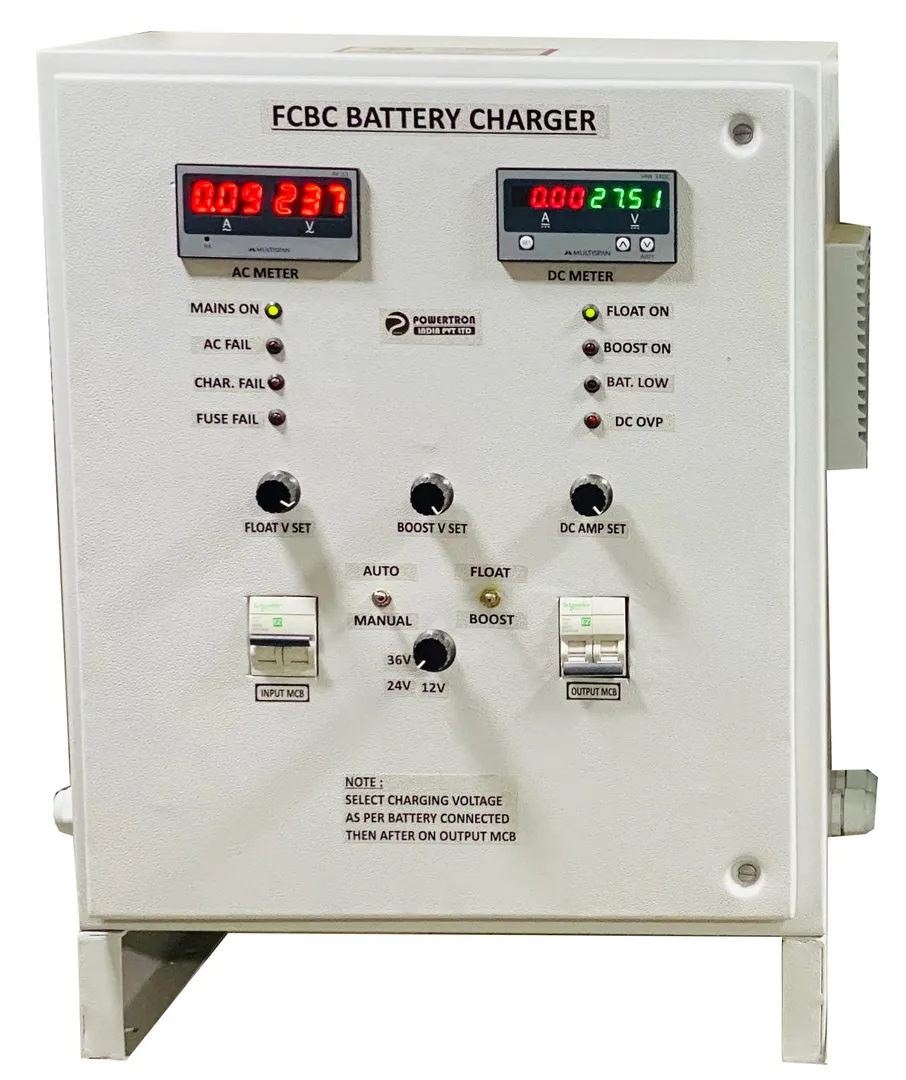 POWERTRON offers SELECTABLE BATTERY CHARGER with t...