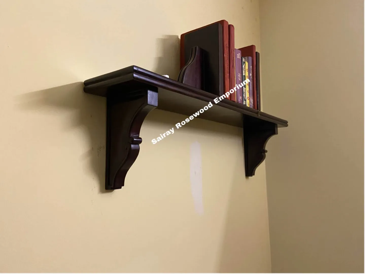Rosewood Shelf:
Antique Rosewood shelf available...