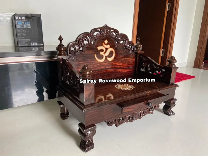 Rosewood Pooja Mandasana
Depth 16" width 26" Hei...