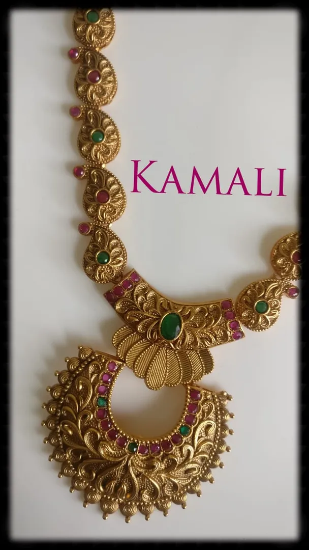 Bridal Collections
Gold plated antique Mango Haram...