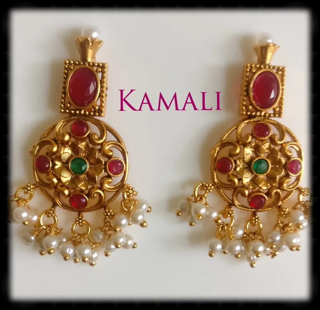 Bridal Collections
Gold plated antique Necklace wi...
