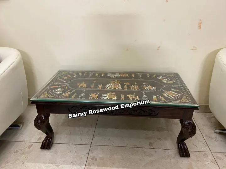Rosewood Dasara Center Table
Dasara inlay work s...
