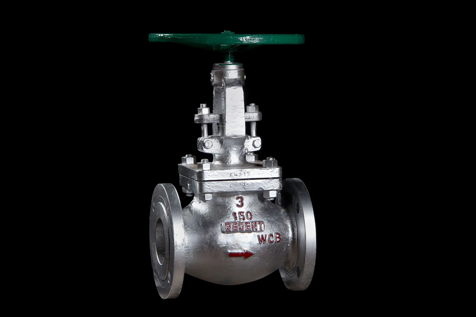 REGENT carbon steel globe valve for steam and high...