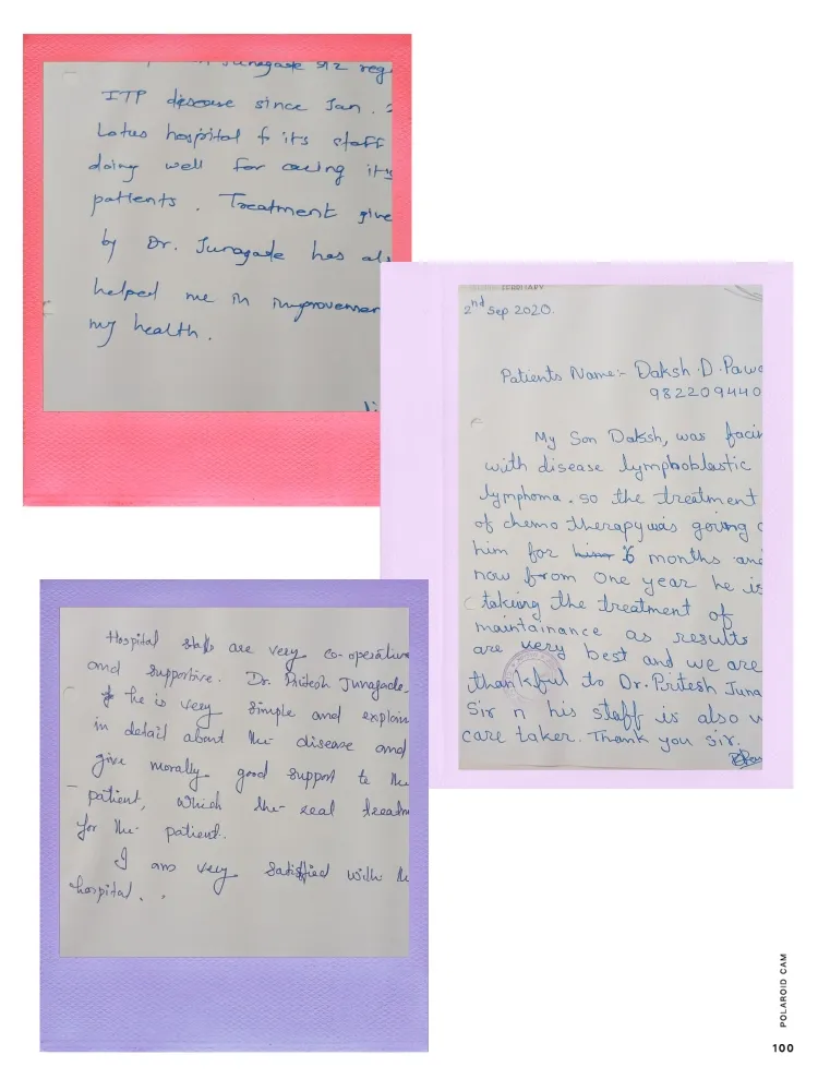 Patient Mrs Anjali Haklunde
Dignosis ITP
Treated ...