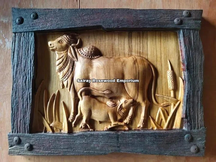 Hasu Karu wall carving for wall all Hand Crafted a...