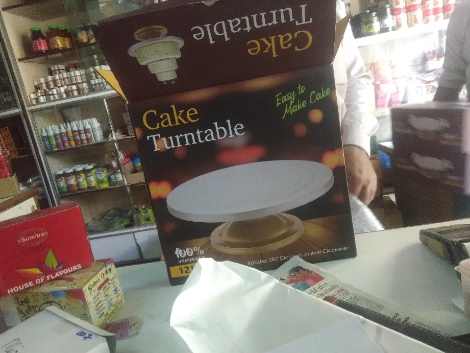 Cake turntable (strong) made in India 100 percent ...