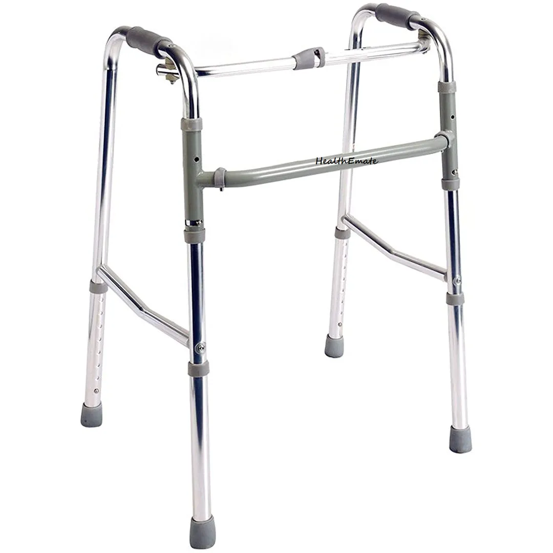 Portable Aluminium Height Adjustable Foldable Walk...