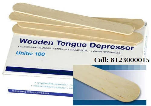 wooden tongue depressor is a tool used in medical ...