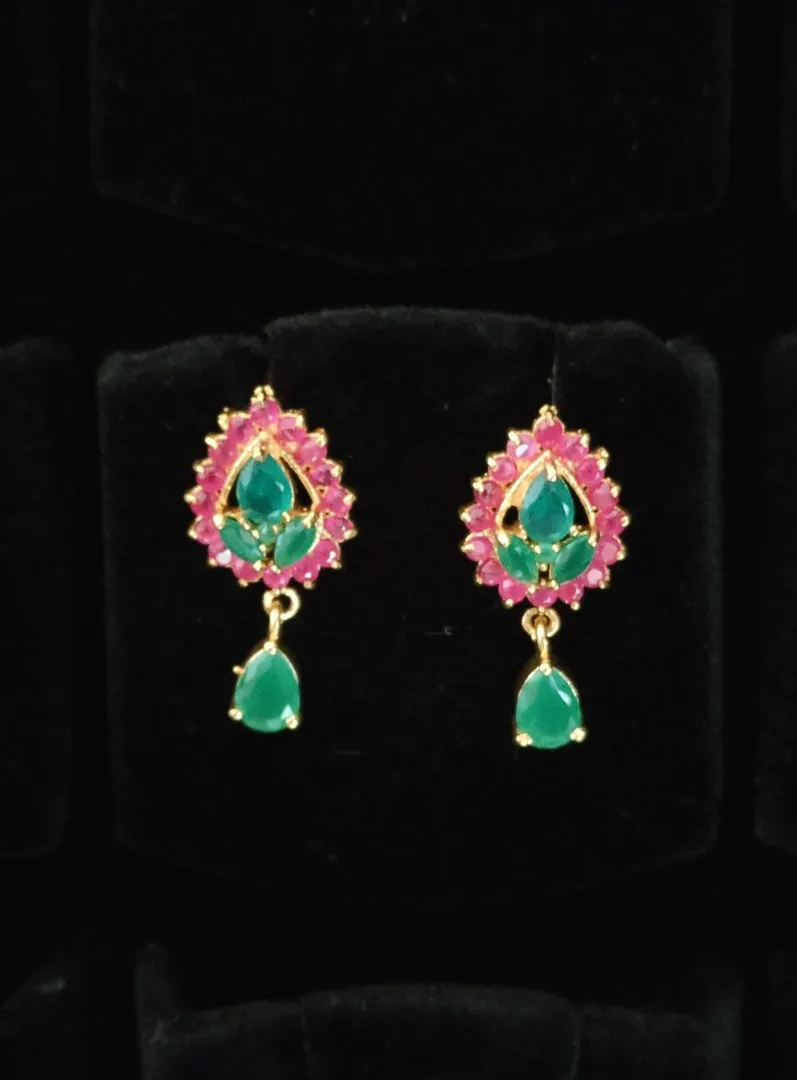 Ruby and Emerald Stud for Women and Children
Art...