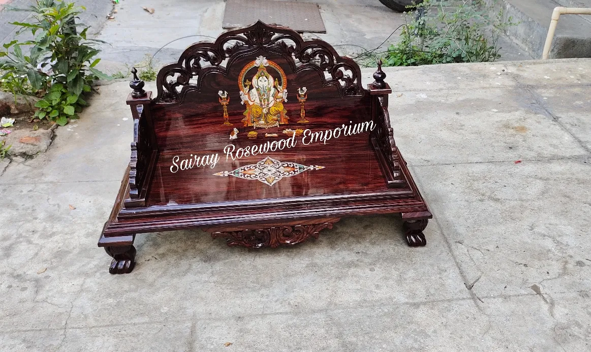 Rosewood Pooja Mandasana
Depth 15"
Width 30"
Hei...
