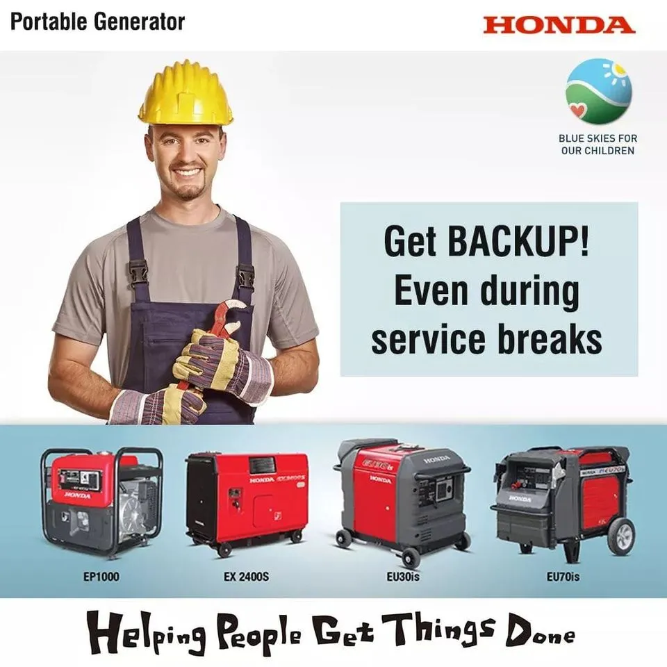 Honda Generators Auth. Dealer in Delhi
All type Ho...