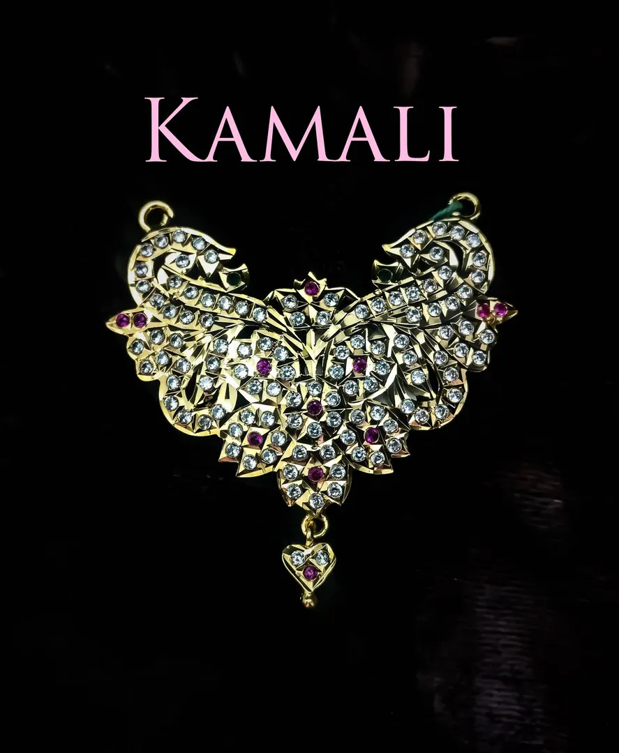 Impon Dollar l Gold Plated Flower Pendant l Handm...