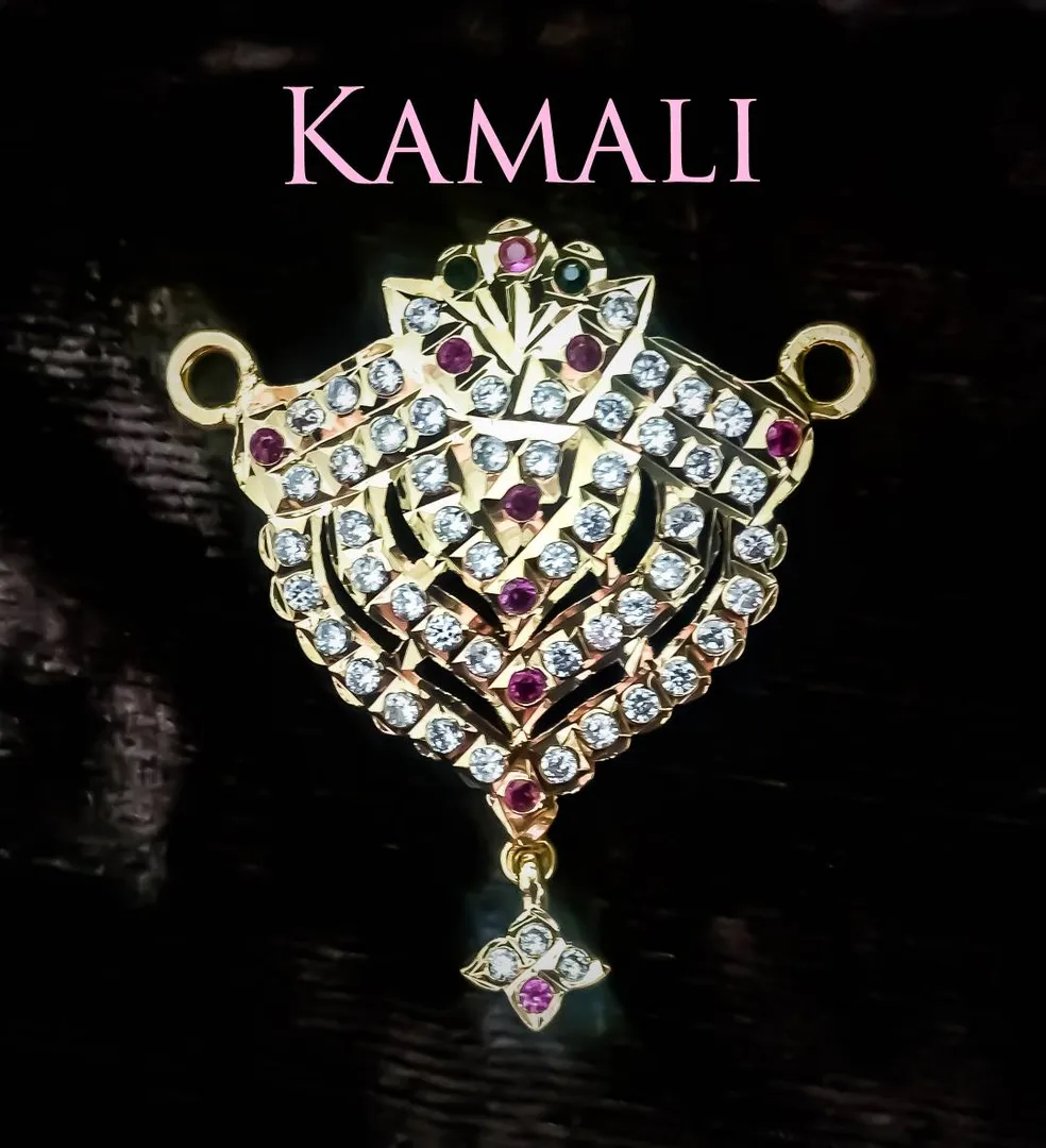 Impon Dollar l Gold Plated Flower Pendant l Handm...