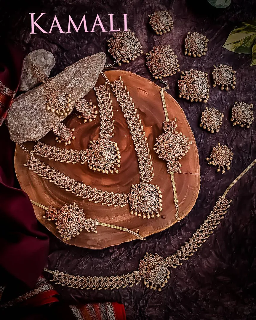 Bridal Set for Women l Gold Plated Antique Jewelle...