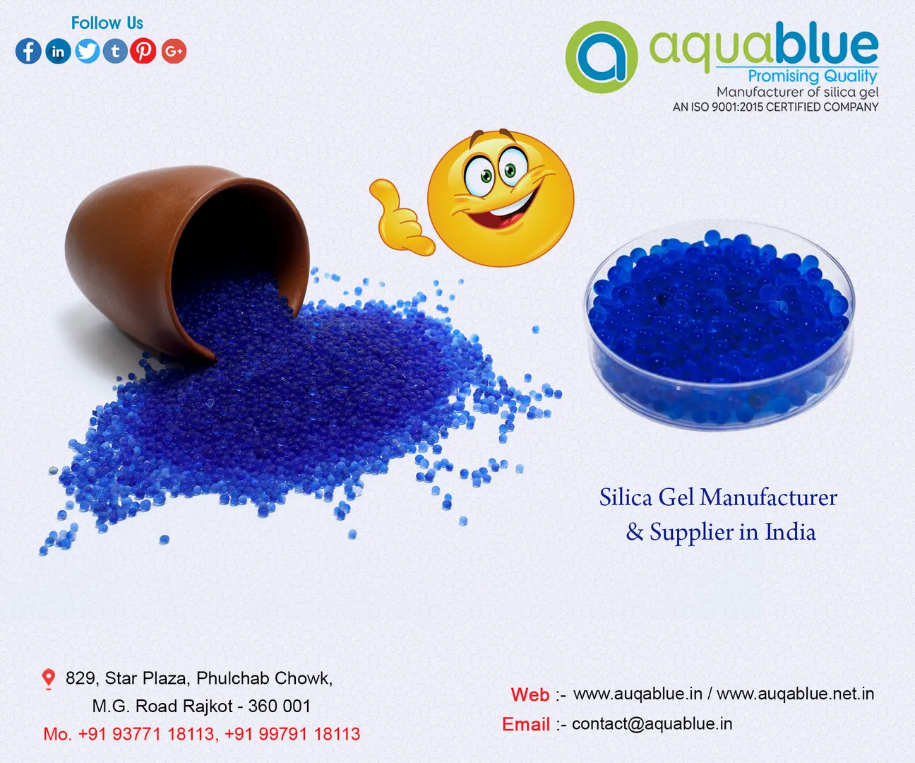 Aquablue India Blue Silica Gel, Blue beads Silica ...