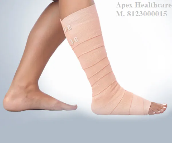An elastic bandage is a "stretchable bandage used ...