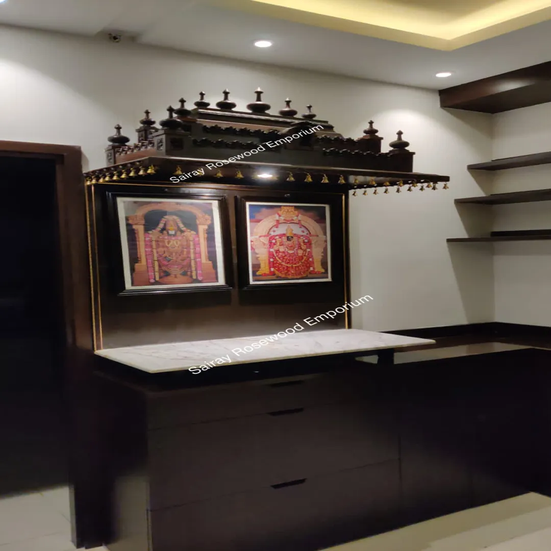 Rosewood arch frame Mantap:
Pooja Frame Mantap ...