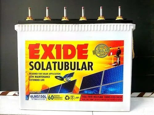Exide Solar Battery 6SBZ150
12V/150 AH SOLAR BLIT...