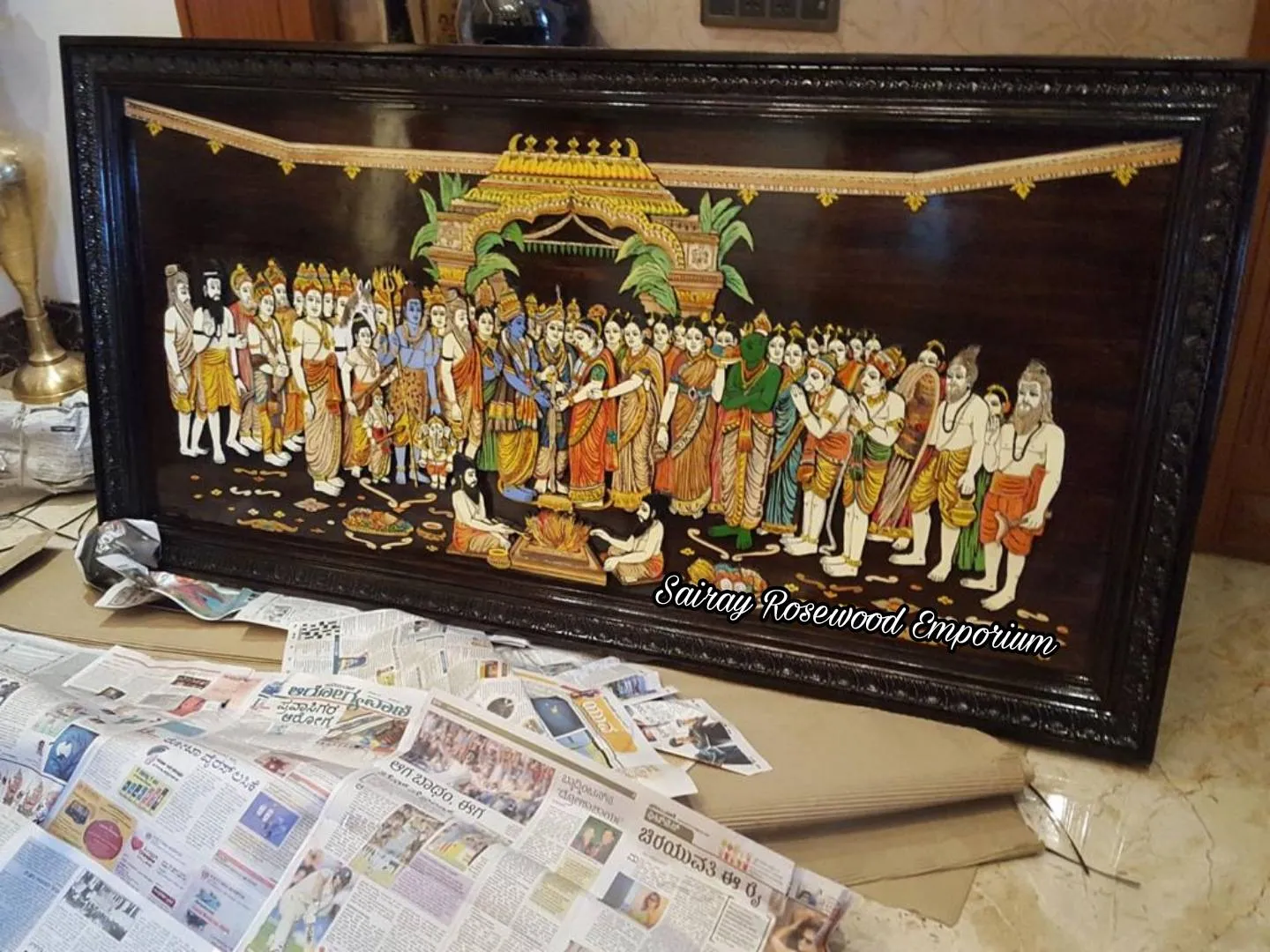 Srinivas Kalyan
Made of Rosewood frame 6X3
Wall ...