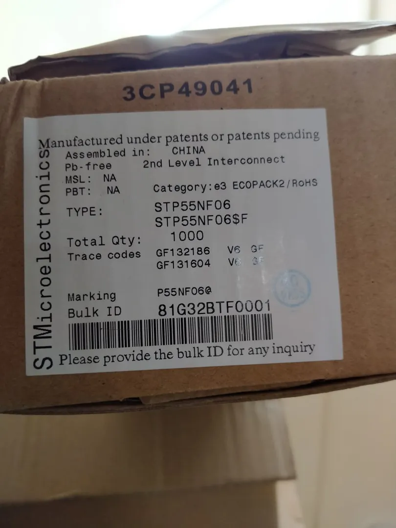 STP55NF06 ST MOSFET
P55NF06 - 55NF06 (STP55NF06)...