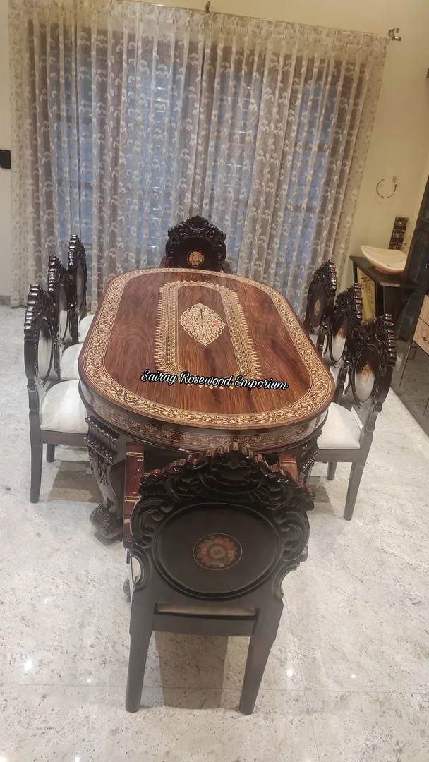 Rosewood Dinning table #LuxeuryDinning table #Roya...