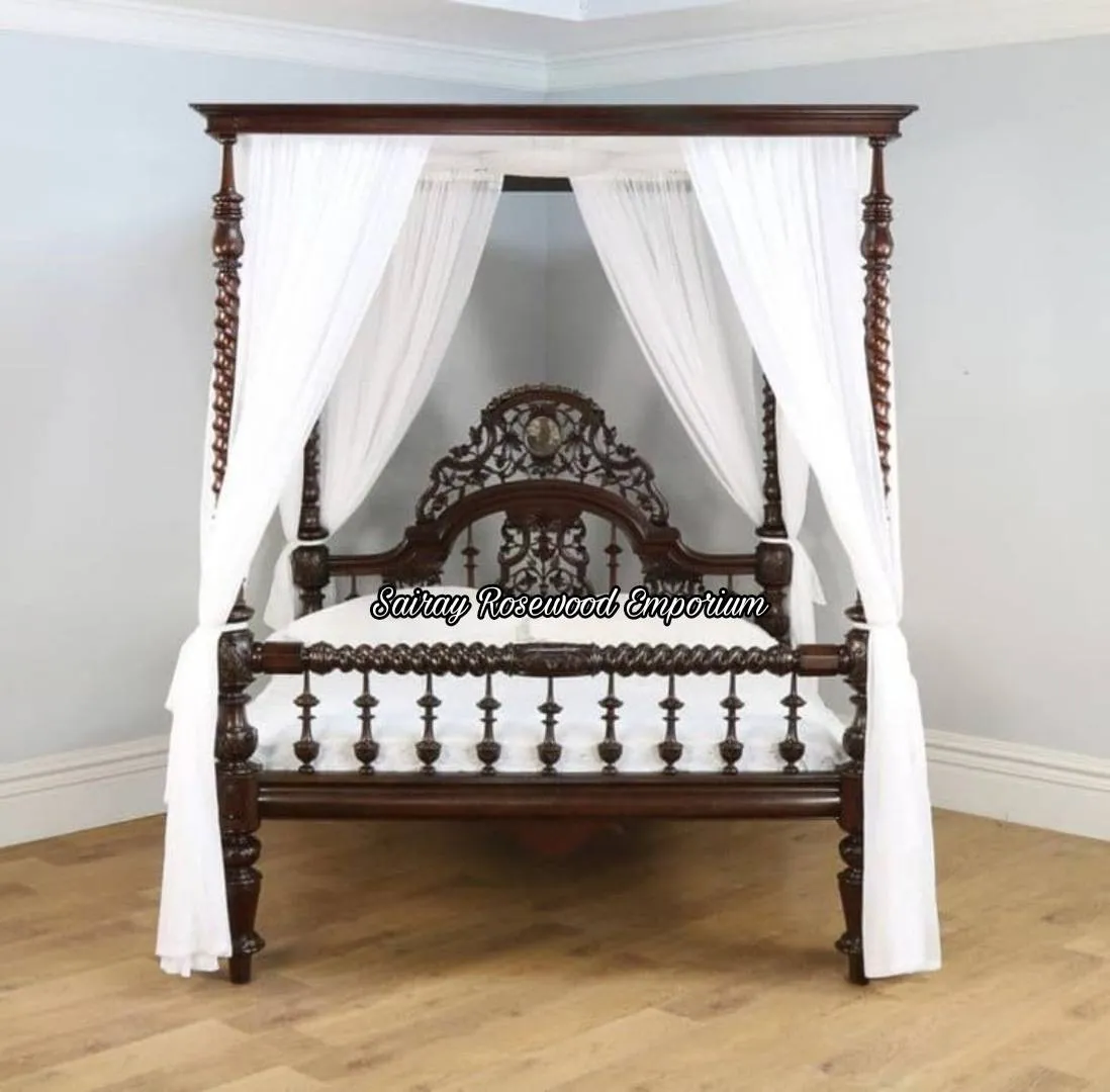 Rosewood Poster Cot in Antique look
All 2" thickn...