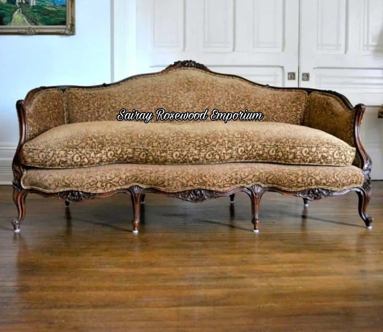 Rosewood Maharaja Sofa #VictorianSofa #RosewoodCou...