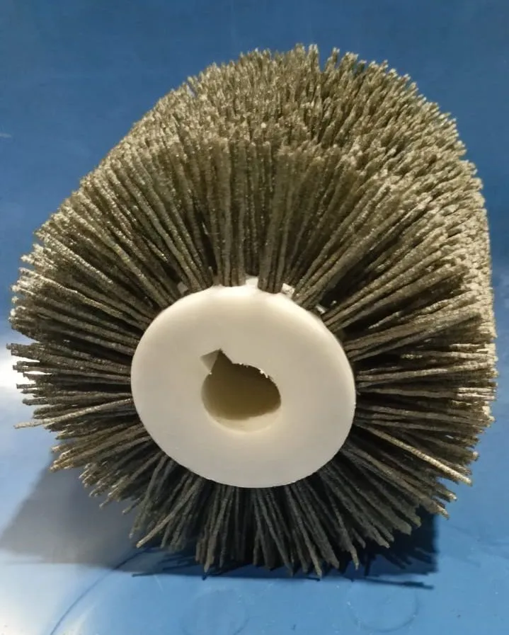Nylon Abrasive Bristle wheel for Burnishing machin...