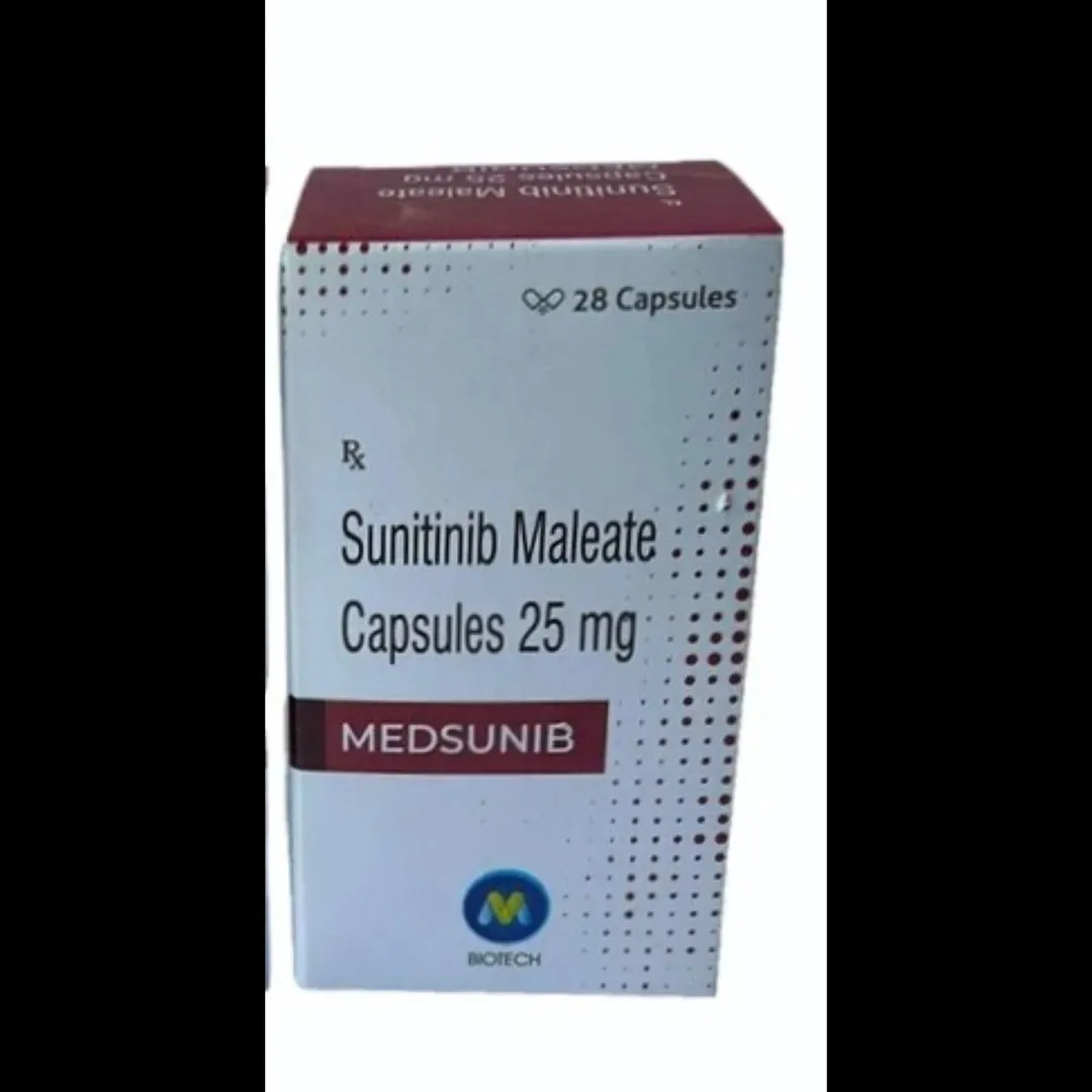 Sunitinib Malate Capsules 25 mg in South Africa | Trusted Cancer Medicine Exporter