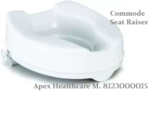 RAISED TOILET SEAT 6 INCH | COMMODE ELEVATOR | COM...