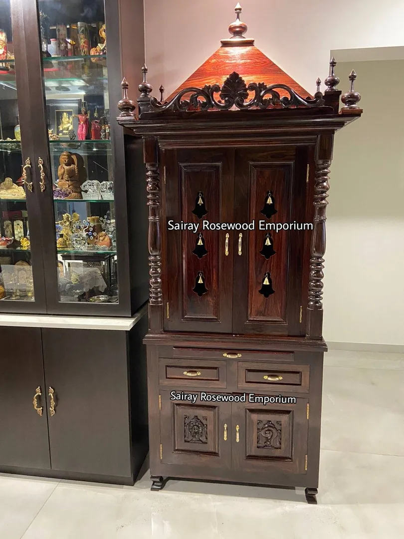 Rosewood Pooja Mantapa Unit #ContemporaryPoojaMand...