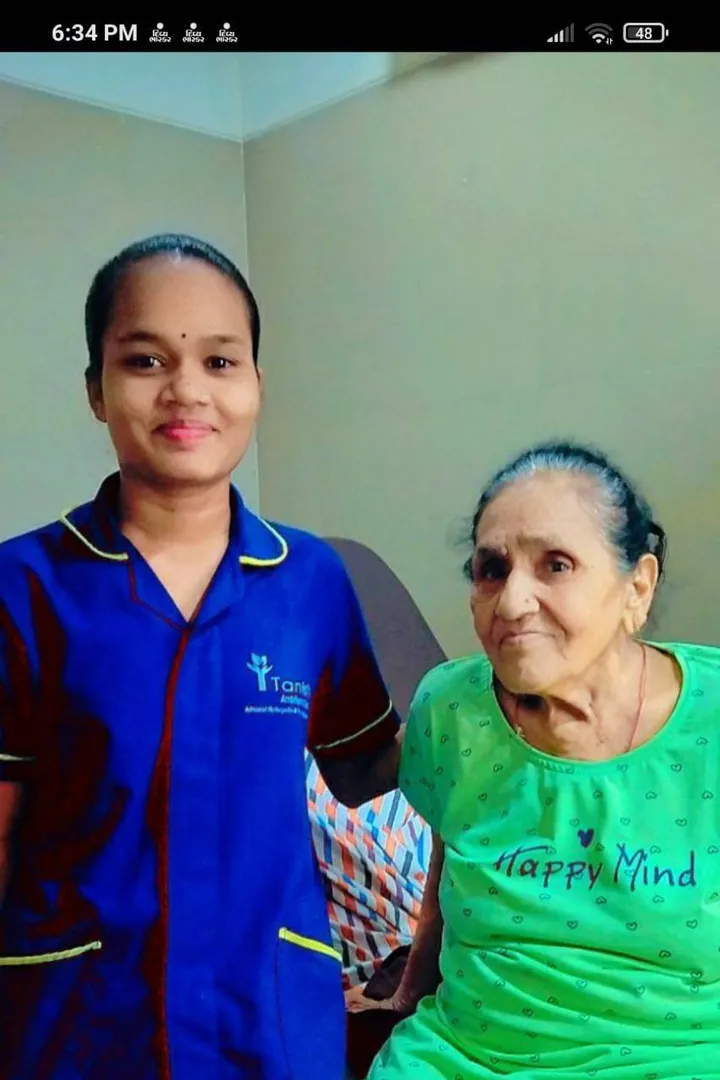 Old patients have low bone density. 80 year lady o...