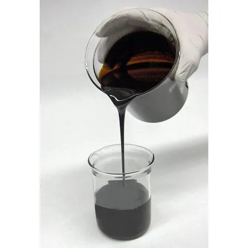 A dark viscous residual fuel obtained by blending ...