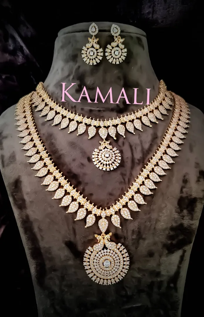 White Stone Haram and Necklace
CZ Stones
Kamali A...