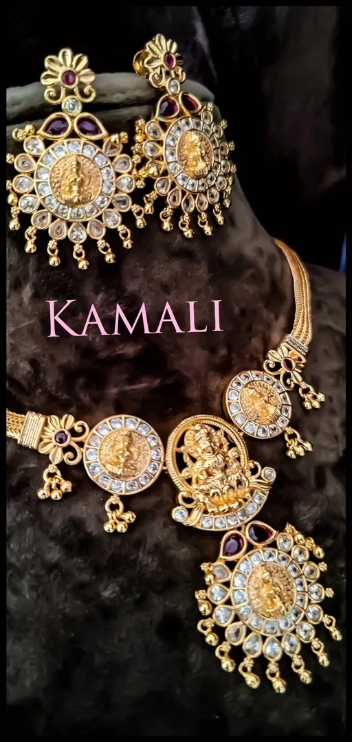 Lakshmi Coin Necklace
Artificial Gold Plated Impo...