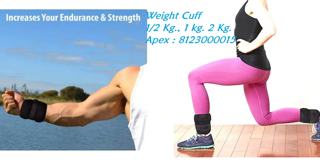 Deluxe Ankle Weight Cuff Straps Adjustable Fitness...