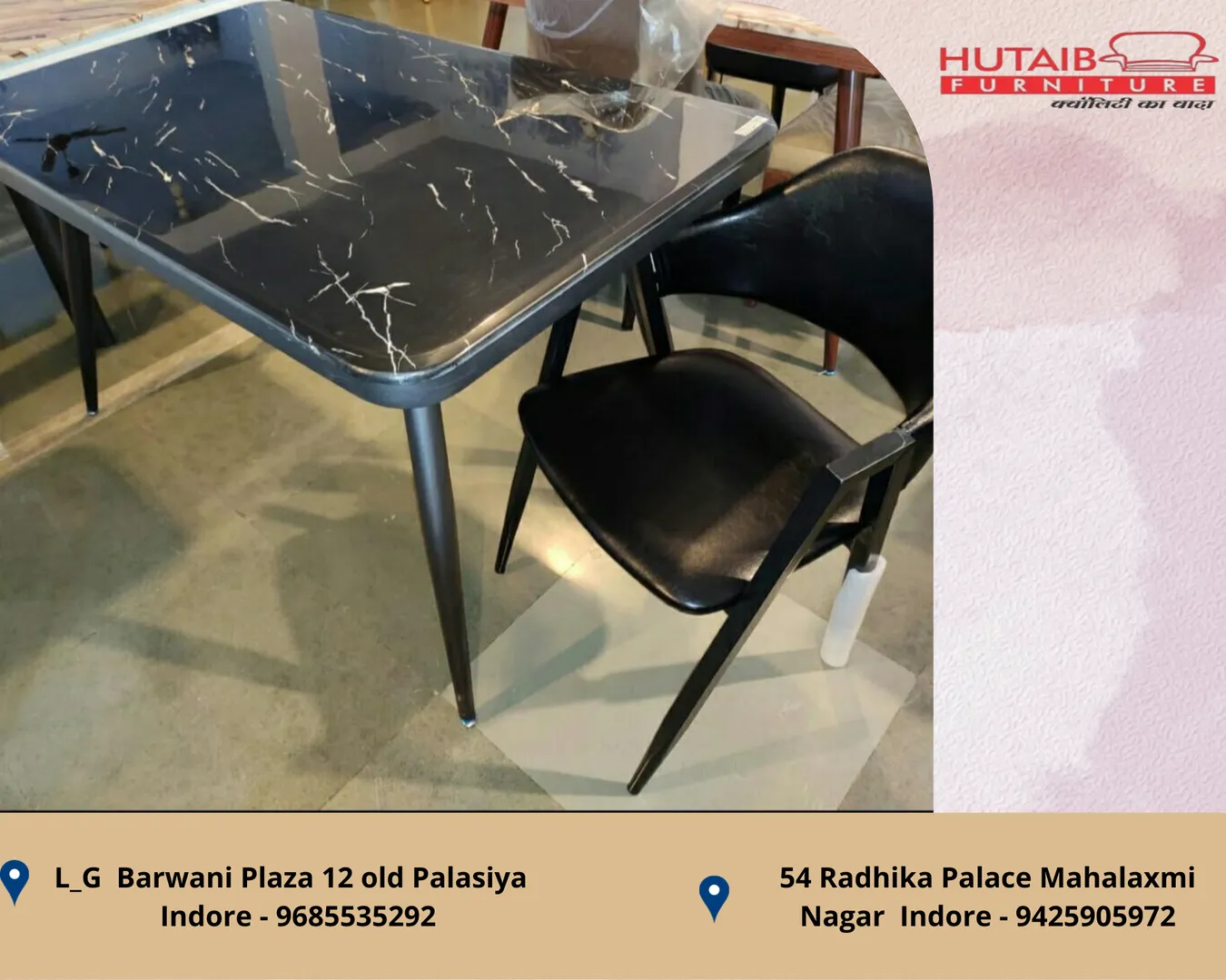 Black marvel top diner table Now shop top a class ...