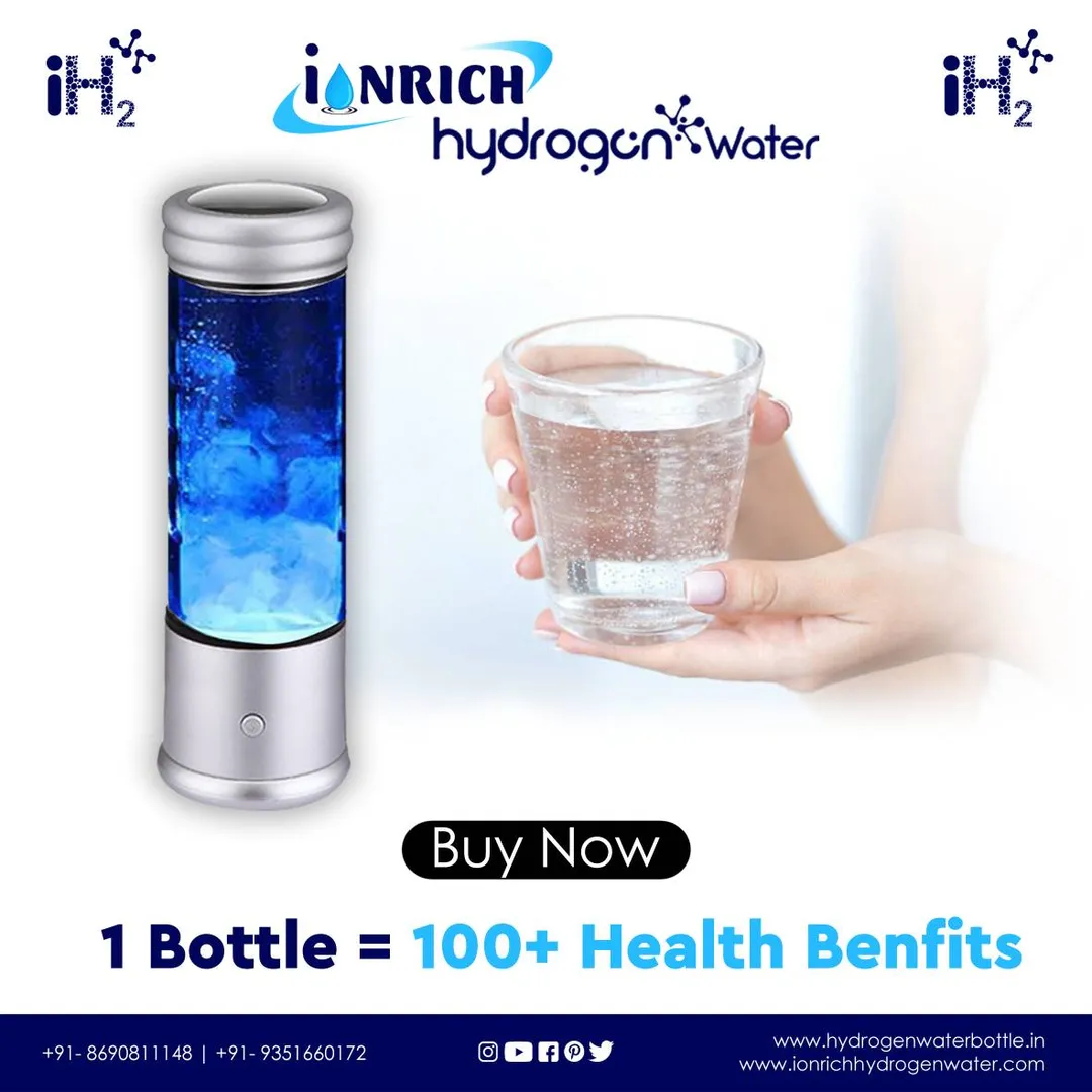 BUY IONRICH HYDROGEN WATER BOTTLE
SPE/PEM ionizat...