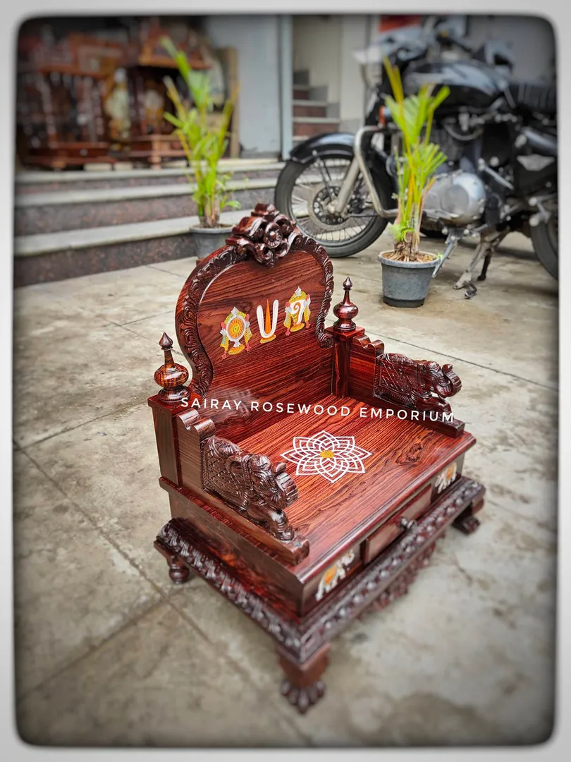 Rosewood Pooja Mandasana
Depth 16"
Width 24"
Wit...