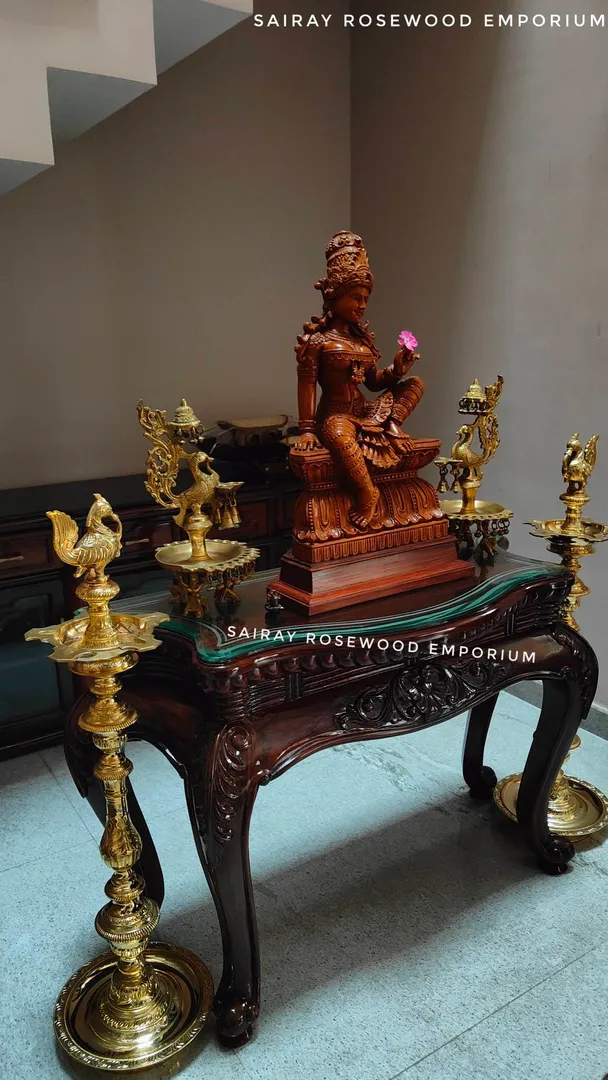 Rosewood Console Table
With Antique Carvings with...