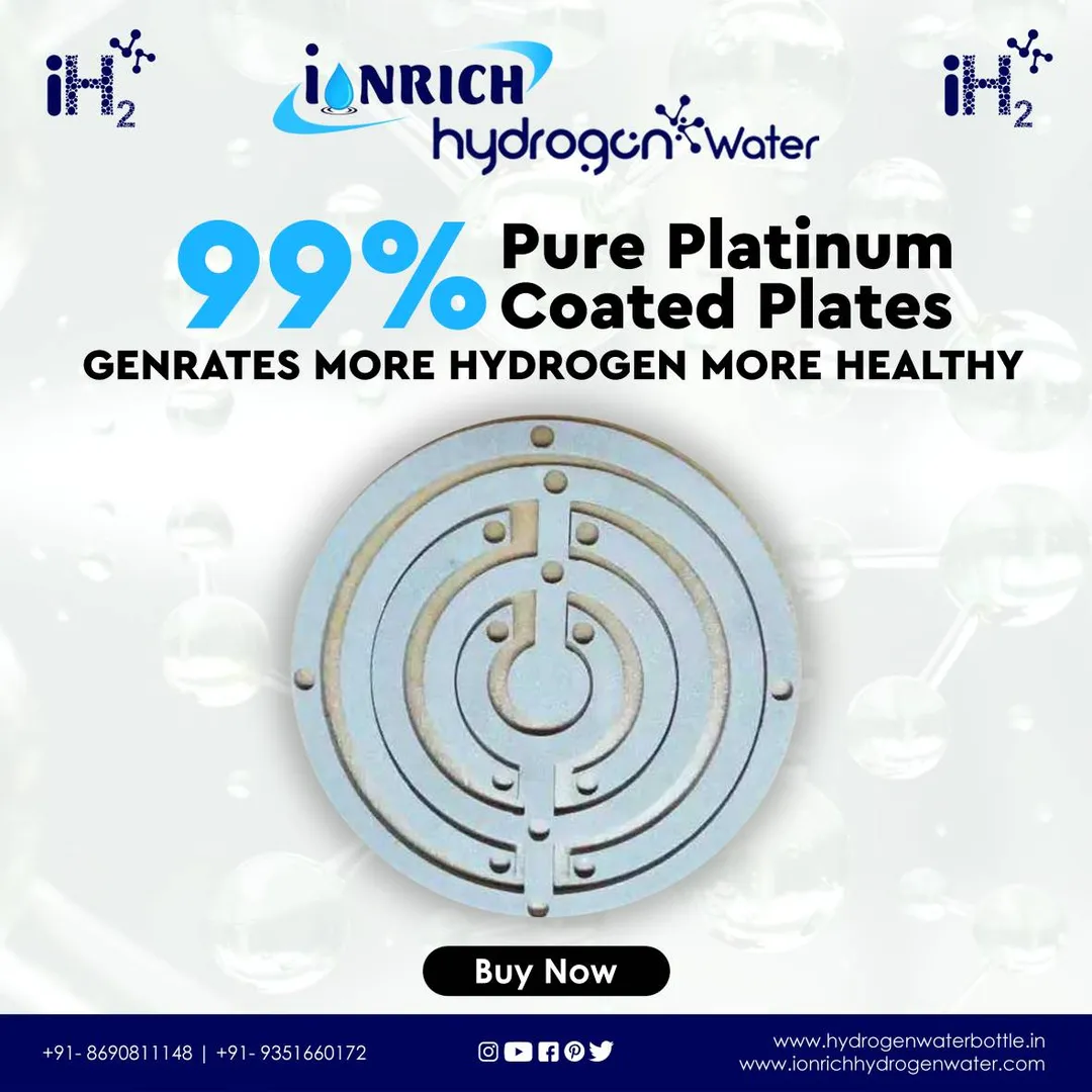 BUY IONRICH HYDROGEN WATER BOTTLE
SPE/PEM ionizat...