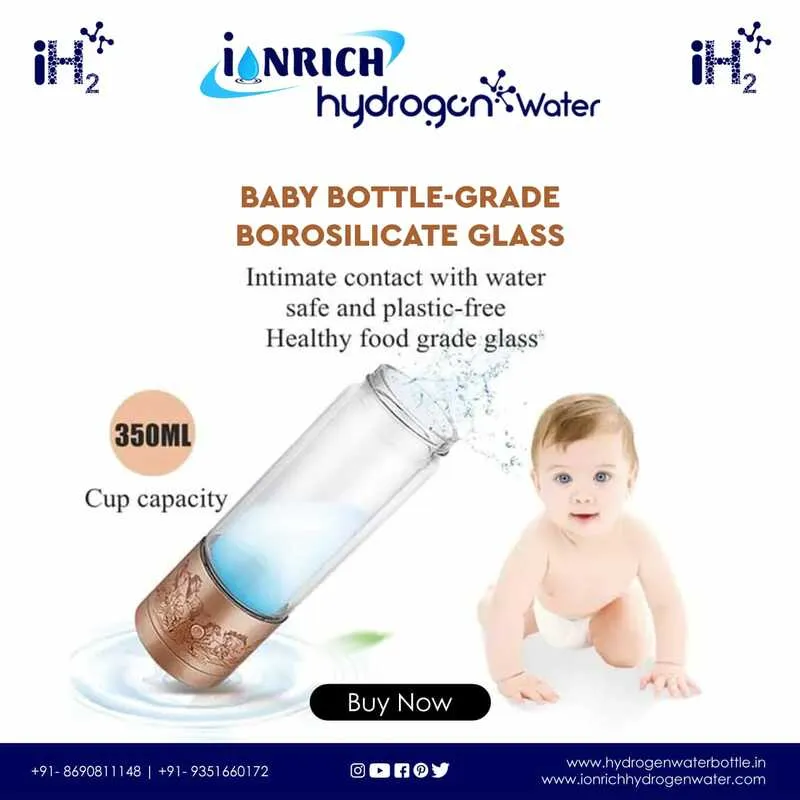 BUY IONRICH HYDROGEN WATER BOTTLE
• PEM ionizatio...